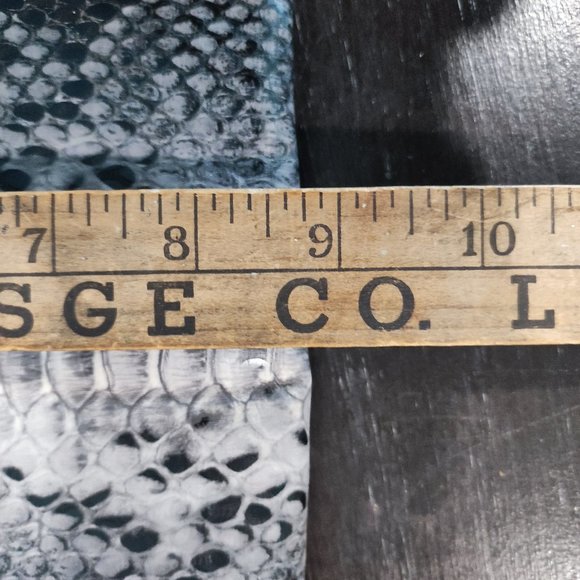 Cleo faux snake leather hand bag / purse - Picture 10 of 10